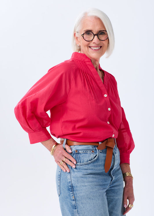The Balloon Sleeve Button Down - Discontinued Style