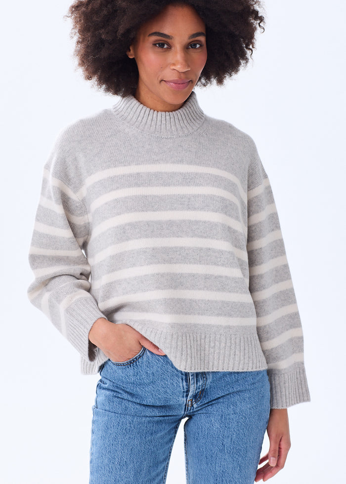 The Cashmere Crewneck - Striped - Discontinued Color