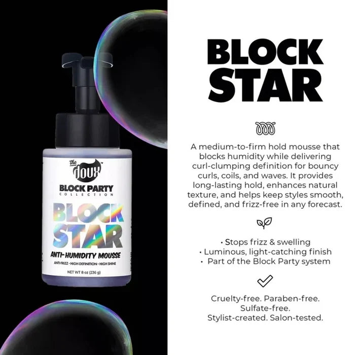 The Doux Block Star Anti-Humidity Mousse 8oz