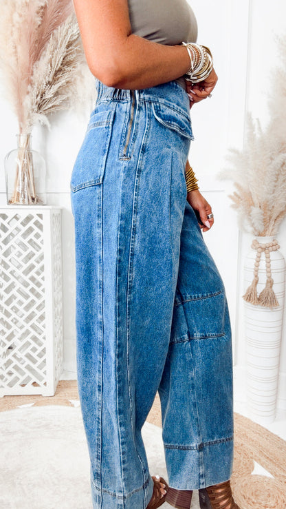 The Hampton Pleated Jean