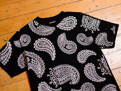 The Hundreds x Josh Vides Paisley T-Shirt - Black