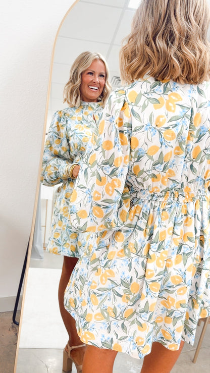 The Lemon Blossom Belle Dress