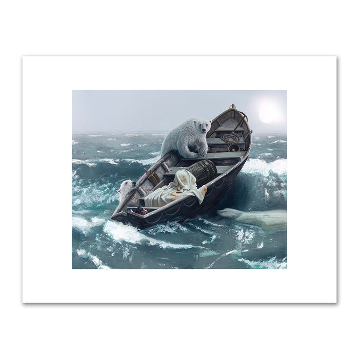 Alexis Rockman, The Lifeboat of the HMS Erebus, 2019, Private Collection, Â© Alexis Rockman. Fine Art Prints in various sizes by Museums.Co