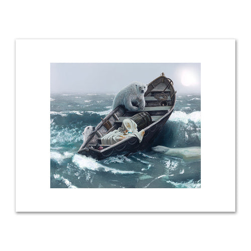 Alexis Rockman, The Lifeboat of the HMS Erebus, 2019, Private Collection, Â© Alexis Rockman. Fine Art Prints in various sizes by Museums.Co