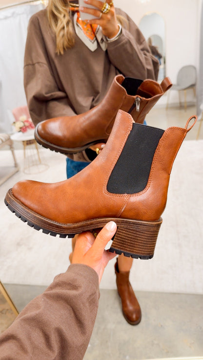 The Martelli Bootie-Brown