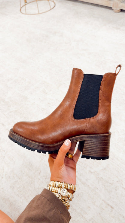 The Martelli Bootie-Brown