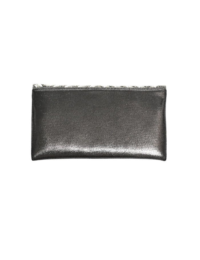 The Metallic Grey Clutch