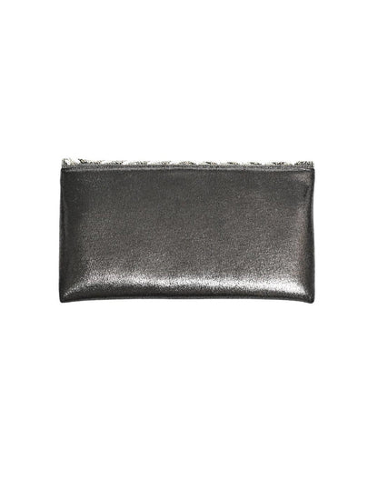 The Metallic Grey Clutch