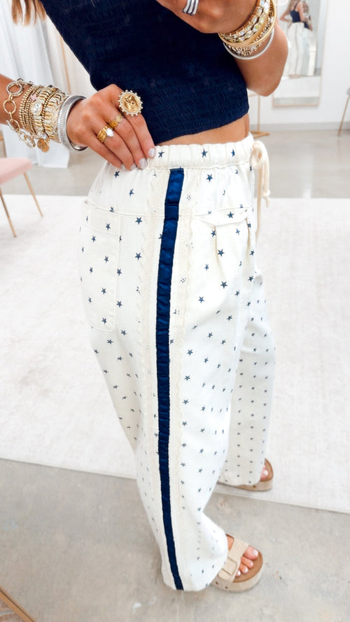 The Millie Polka Dot Striped Pants