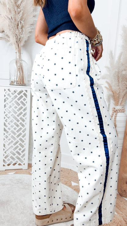 The Millie Polka Dot Striped Pants