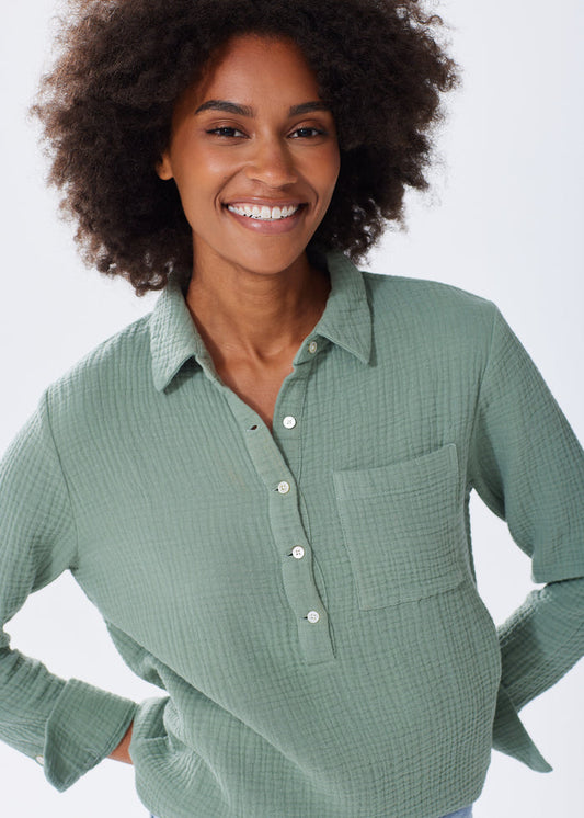 The Organic Cotton Cloud Top - Triple Gauze - Discontinued Color