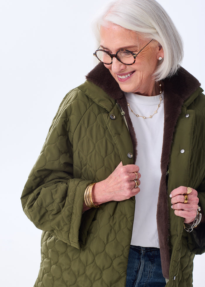 The Quilted Car Coat - Discontinued Style