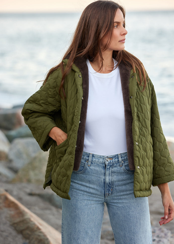 The Quilted Car Coat - Discontinued Style