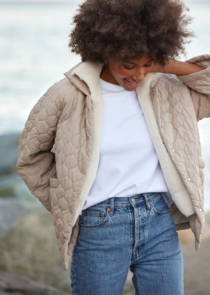 The Quilted Car Coat - Discontinued Style