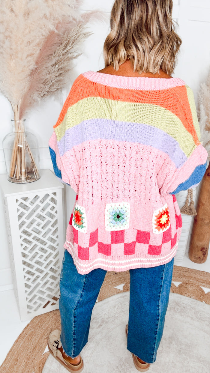 The Stitched in Color Cardigan