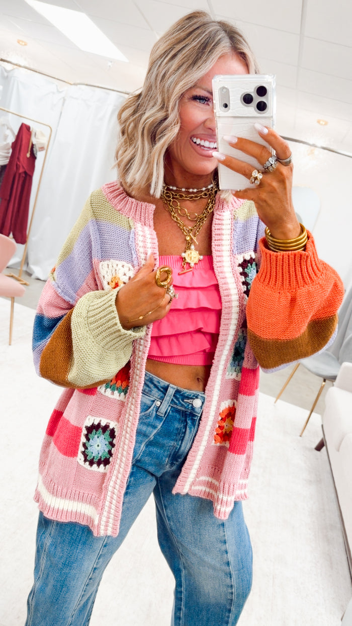 The Stitched in Color Cardigan