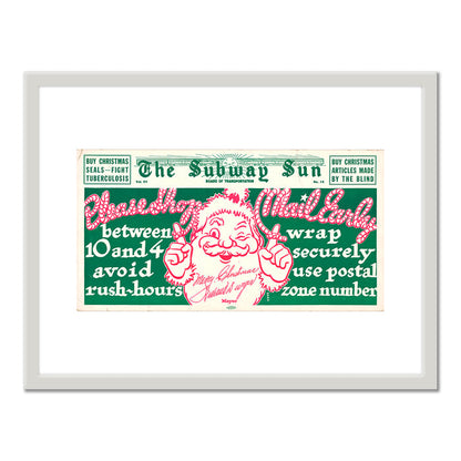 The Subway Sun, Shop Early.. Mail Early Vol. XV No. 19 by Amelia Opdyke Jones