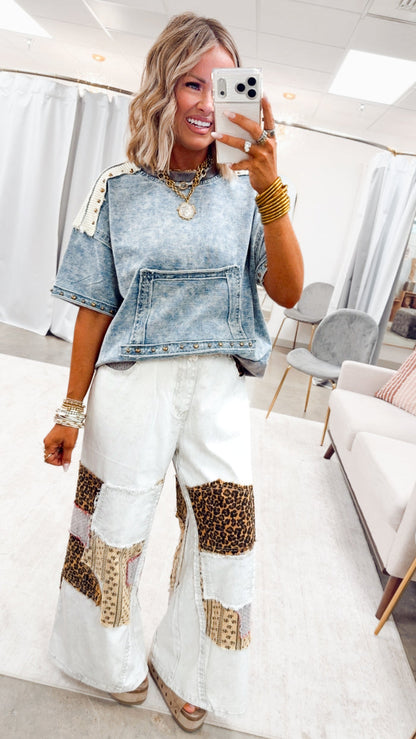 The Vintage Wash Top-Denim
