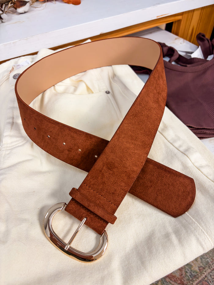 The Western Oval Belle Belt-Camel