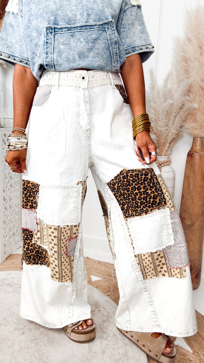 The Wild Card Pants-Natural