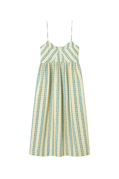 Tiny Big Sister floral strappy dress in a soft, breathable fabric blend. Light, flattering and perfect for summer. Shop at Dotique.