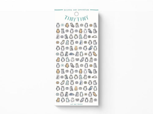 Tiny Tiny Penguin Sticker Sheet