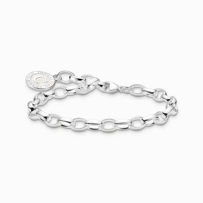Tomas Sabo Member Charm-Armband mit weißem Charmista Coin Silber - X0285-07-21-L17