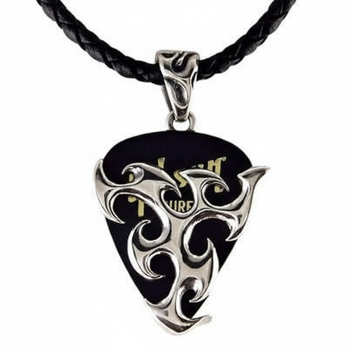 A unique musician gift, this sterling silver pick holder combines style and function.