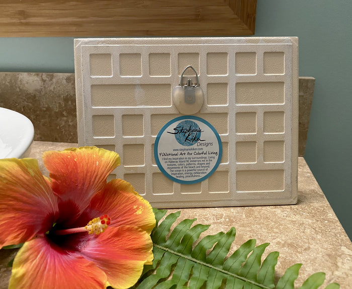 Tropical Flip Flops Ceramic Tile
