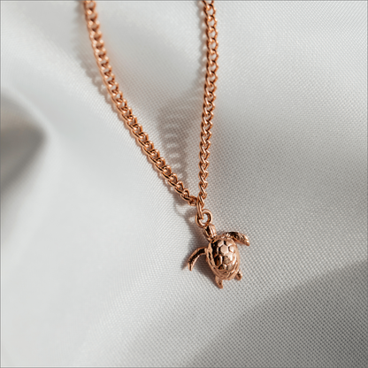 Turtle Essential Halskette Roségold