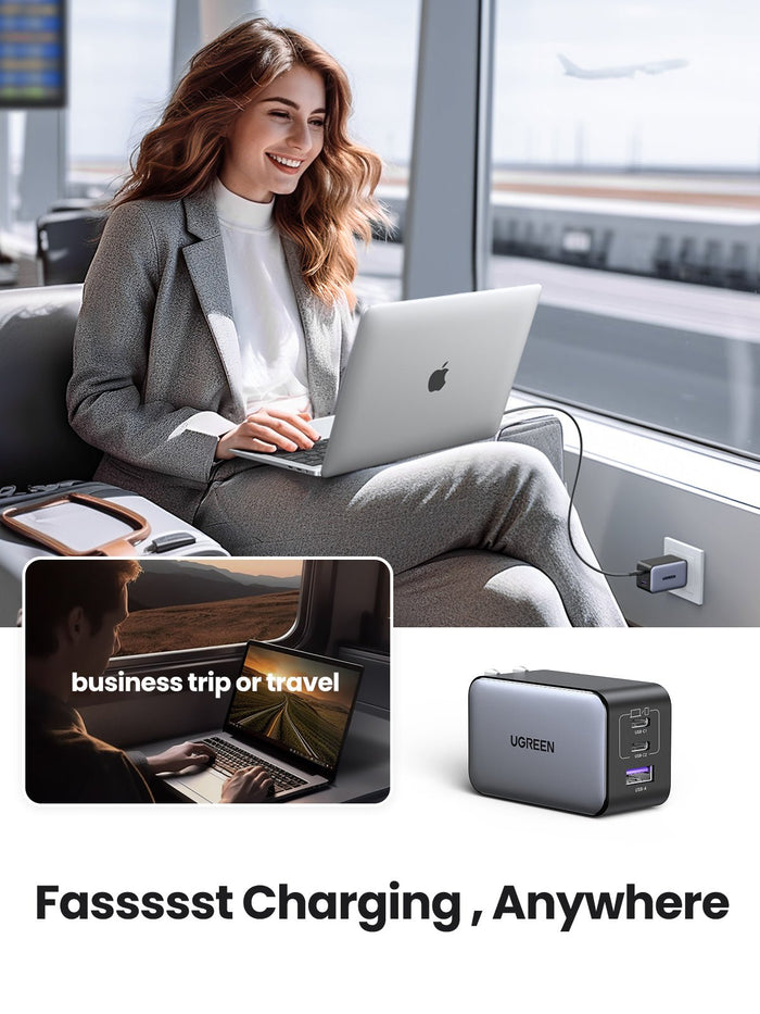 UGREEN 65W iphone charger Fast charging anytime, anywhere