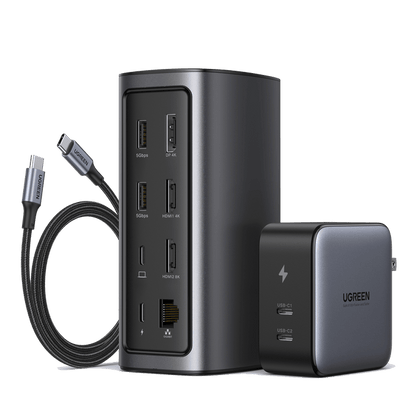 Docking Station+100W Charger