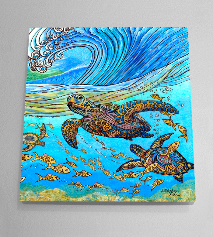 Under the Wave Hand Towel