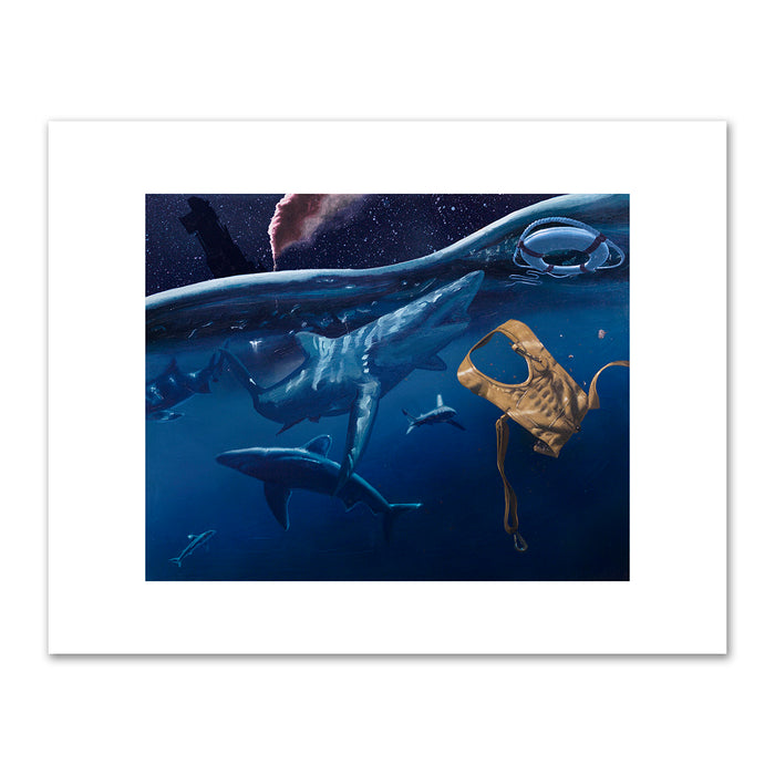 Alexis Rockman, USS Indianapolis, 2020, Private Collection, Â© Alexis Rockman. Fine Art Prints in various sizes by Museums.Co
