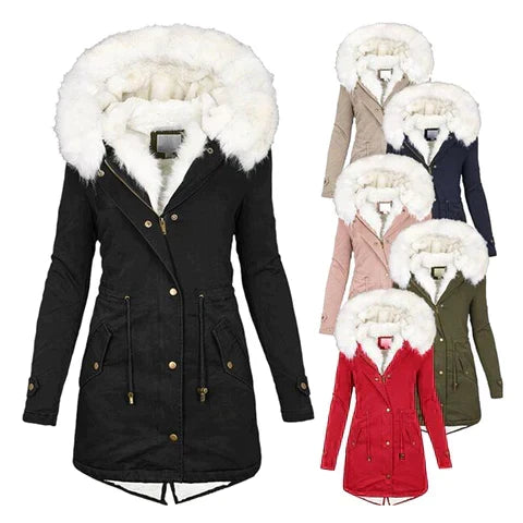 Valentina - Winter Jacket with Faux Fur Lining