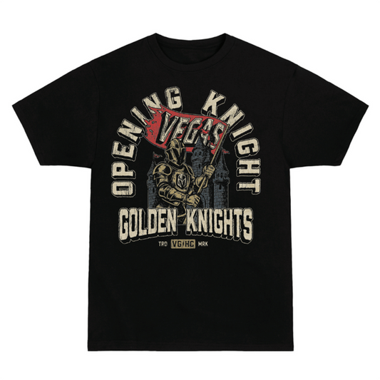 Vegas Golden Knights 2025 Opening Knight Tee - Vegas Team Store