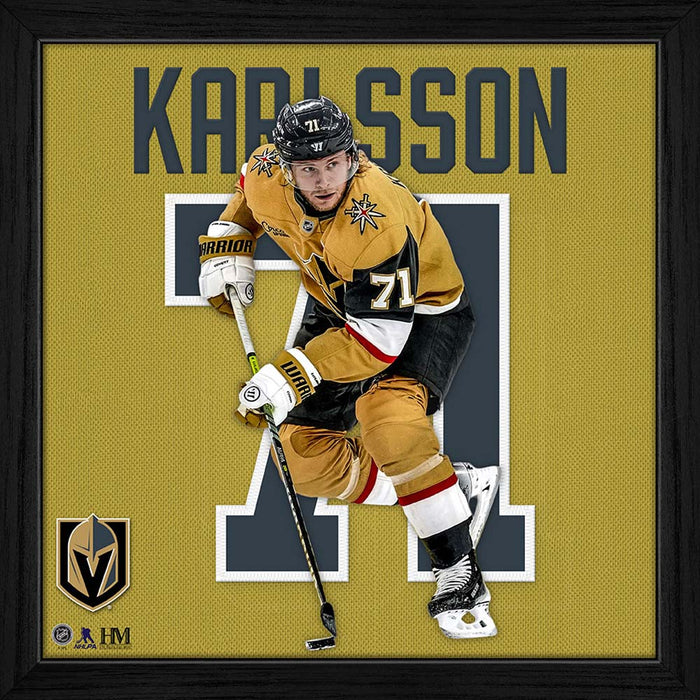 Vegas Golden Knights #71 William Karlsson Player Impact Frame - Vegas Team Store