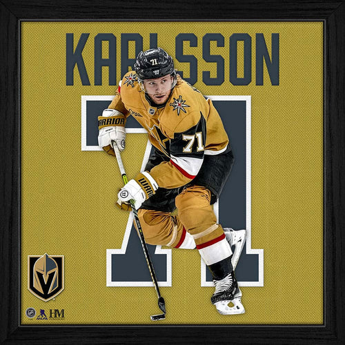 Vegas Golden Knights #71 William Karlsson Player Impact Frame - Vegas Team Store