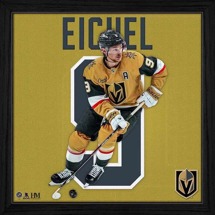 Vegas Golden Knights #9 Jack Eichel Player Impact Frame - Vegas Team Store