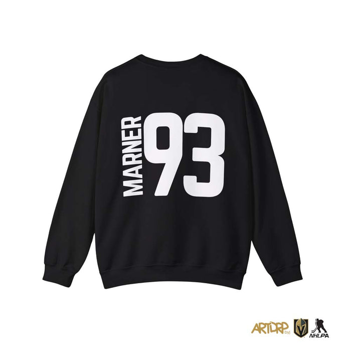 Vegas Golden Knights #93 Mitch Marner Caricature Crewneck - Vegas Team Store