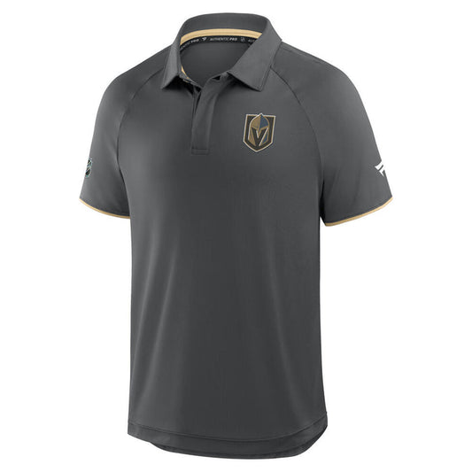 Vegas Golden Knights Authentic Pro Rink Short Sleeve Polo - Vegas Team Store