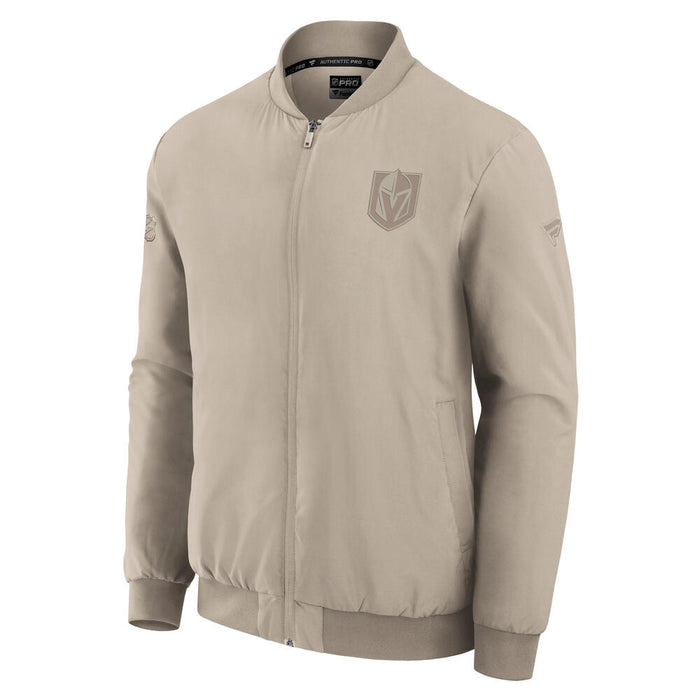 Vegas Golden Knights Authentic Pro Road Bomber Jacket