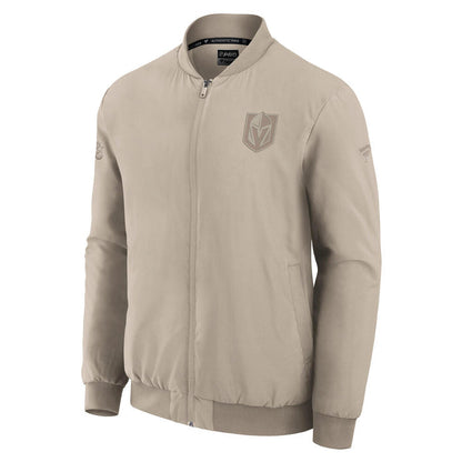 Vegas Golden Knights Authentic Pro Road Bomber Jacket