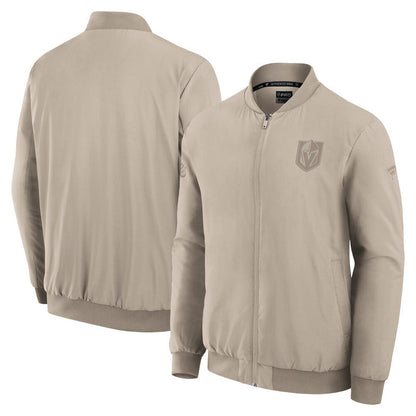 Vegas Golden Knights Authentic Pro Road Bomber Jacket