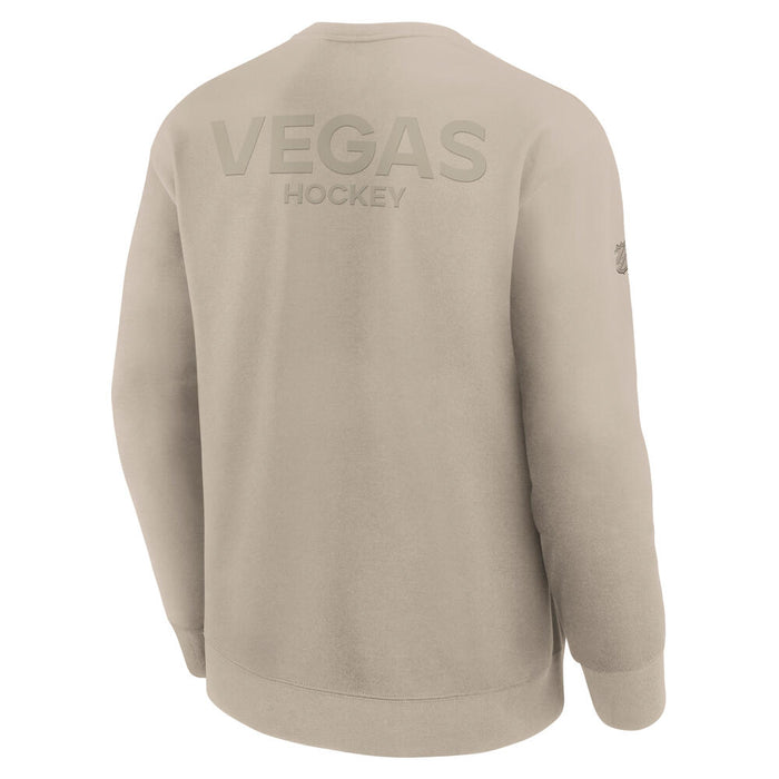 Vegas Golden Knights Authentic Pro Road Poly Knit Crewneck - Vegas Team Store