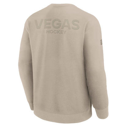 Vegas Golden Knights Authentic Pro Road Poly Knit Crewneck - Vegas Team Store
