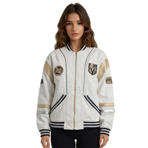 Vegas Golden Knights BSB Full-Zip Denim Jacket