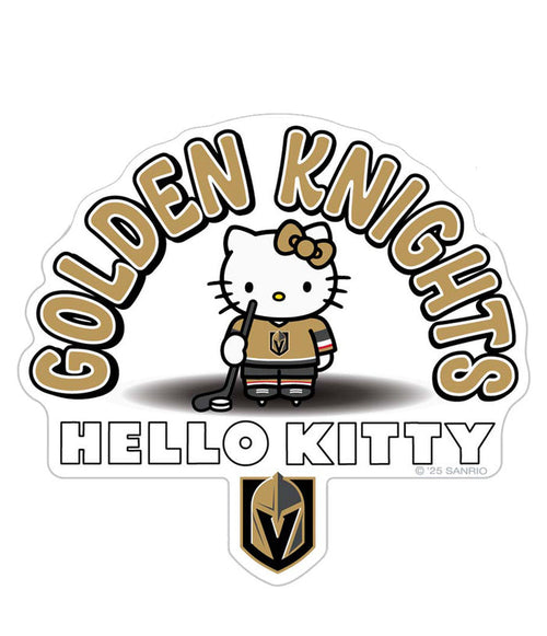 Vegas Golden Knights Hello Kitty Arch Decal - Vegas Team Store