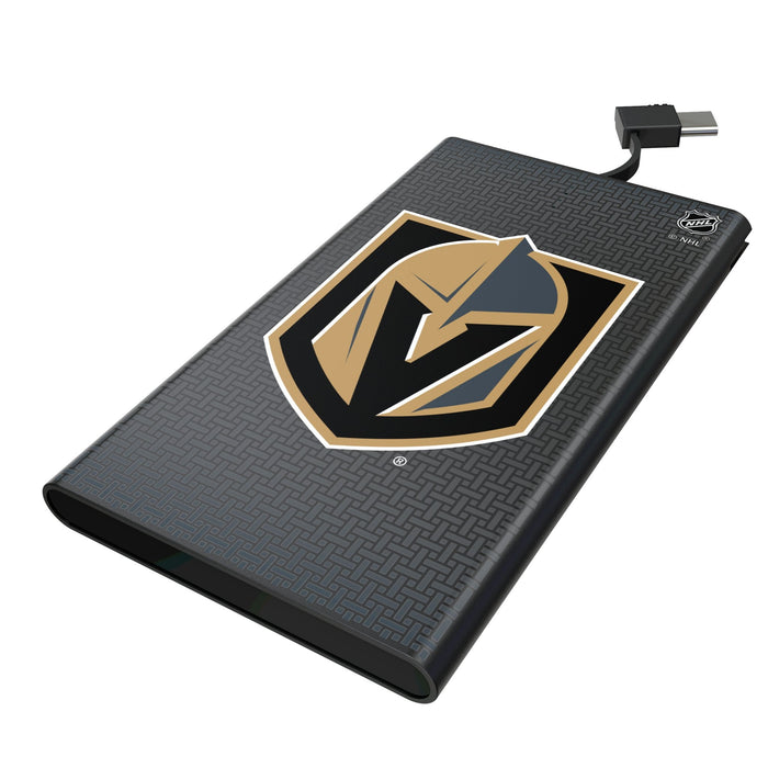 Vegas Golden Knights Linen 5000mAh Flat Powerbank