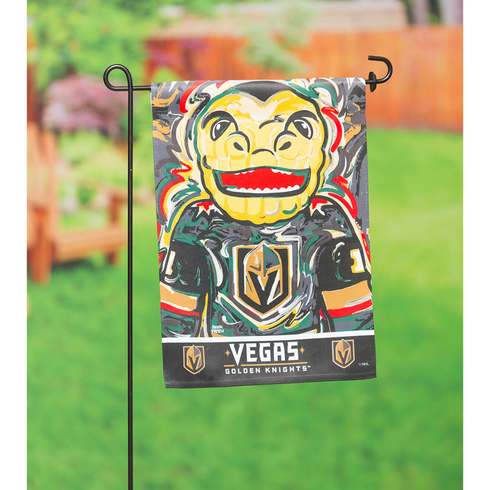 Vegas Golden Knights Suede Chance Garden Flag - Vegas Team Store